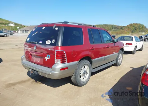 2002 Mercury Mountaineer из США, поврежденный, VIN 4M2ZU86W42UJ31797